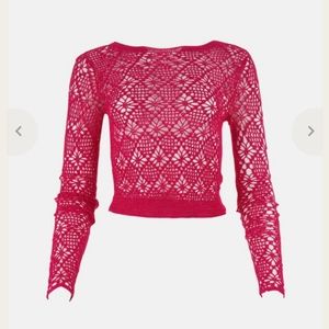 Ser.o.ya crochet top NWT